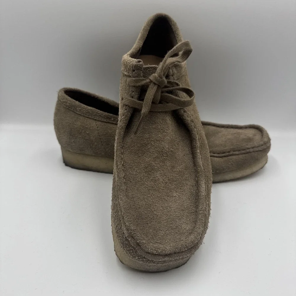 Clark's Originals Wallabee Maple Tan Suede Shoes Men's Size 9